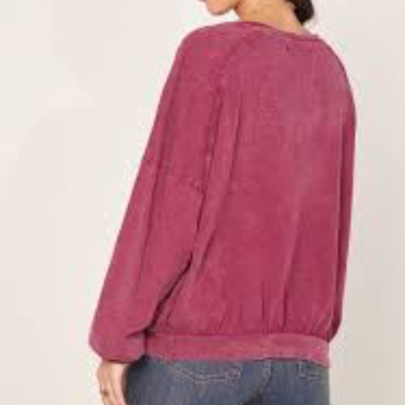 Free People 213 Vintage Wash Long Sleeve T-Shirt - Picture 5 of 10